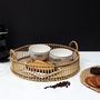 Voir la diapositive 3 : Paris Prix Plateau Déco en Bambou  Tressage  40cm Naturel