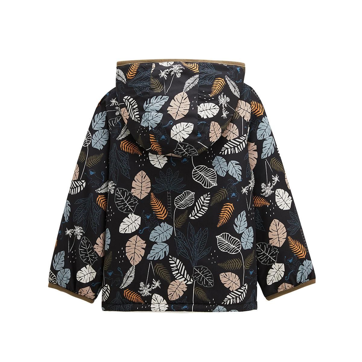 Petit Béguin Veste à capuche enfant en sherpa réversible Caracas