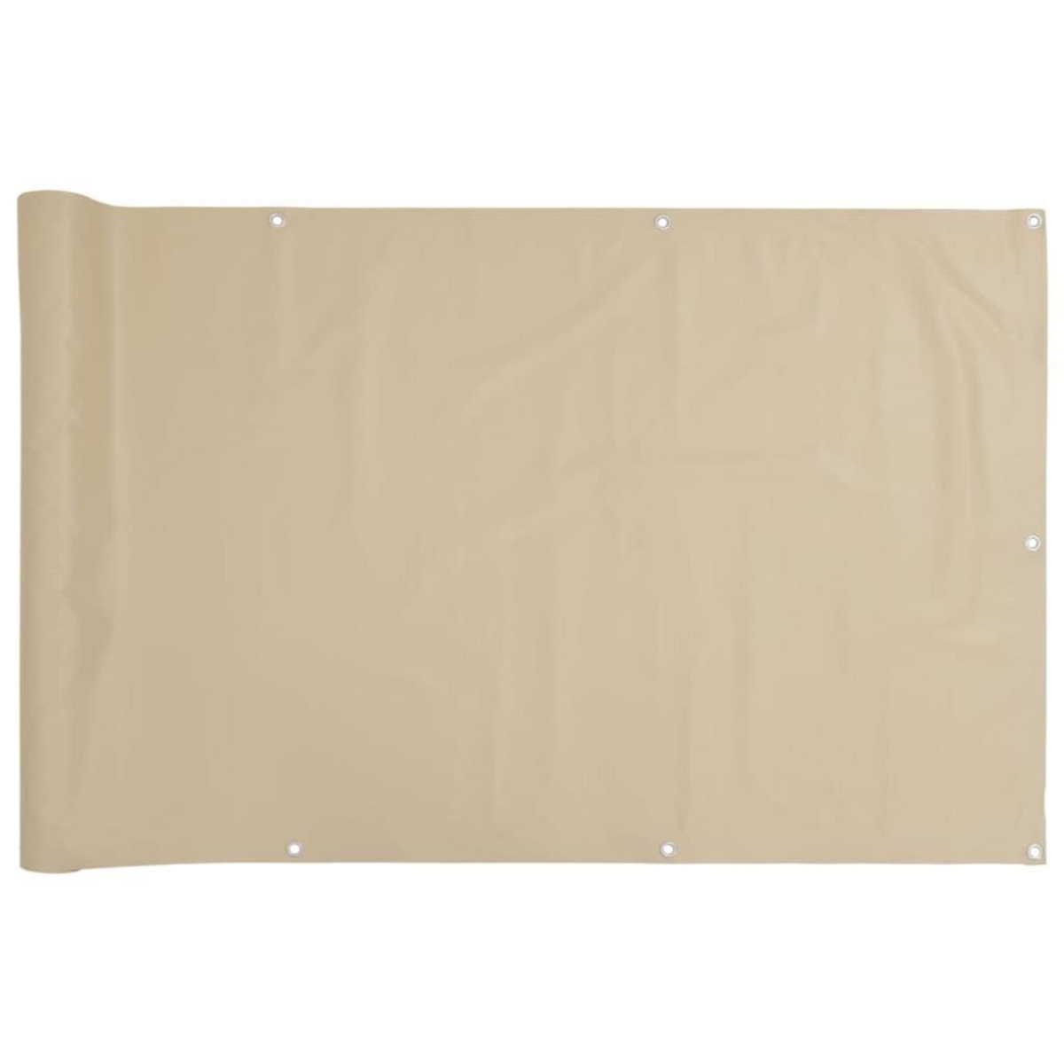 VIDAXL Ecran de balcon Beige 120x600 cm Tissu Oxford
