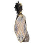 Voir la diapositive 2 : Paris Prix Statuette Déco Femme  Tribal Masai  24cm Multicolore