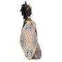 Voir la diapositive 2 : Paris Prix Statuette Déco Femme  Tribal Masai  24cm Multicolore