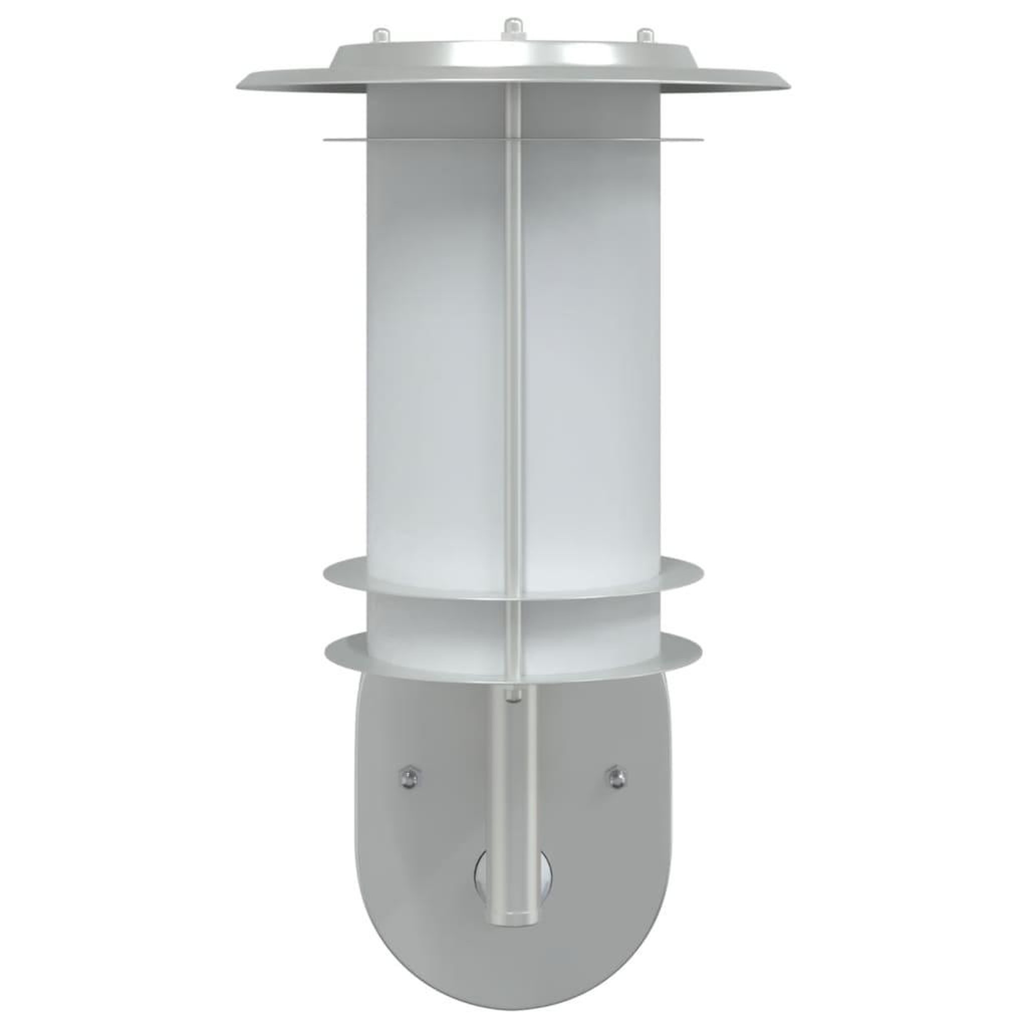 Voir la diapositive 4 : VIDAXL Applique murale d'exterieur et capteur argente acier inoxydable