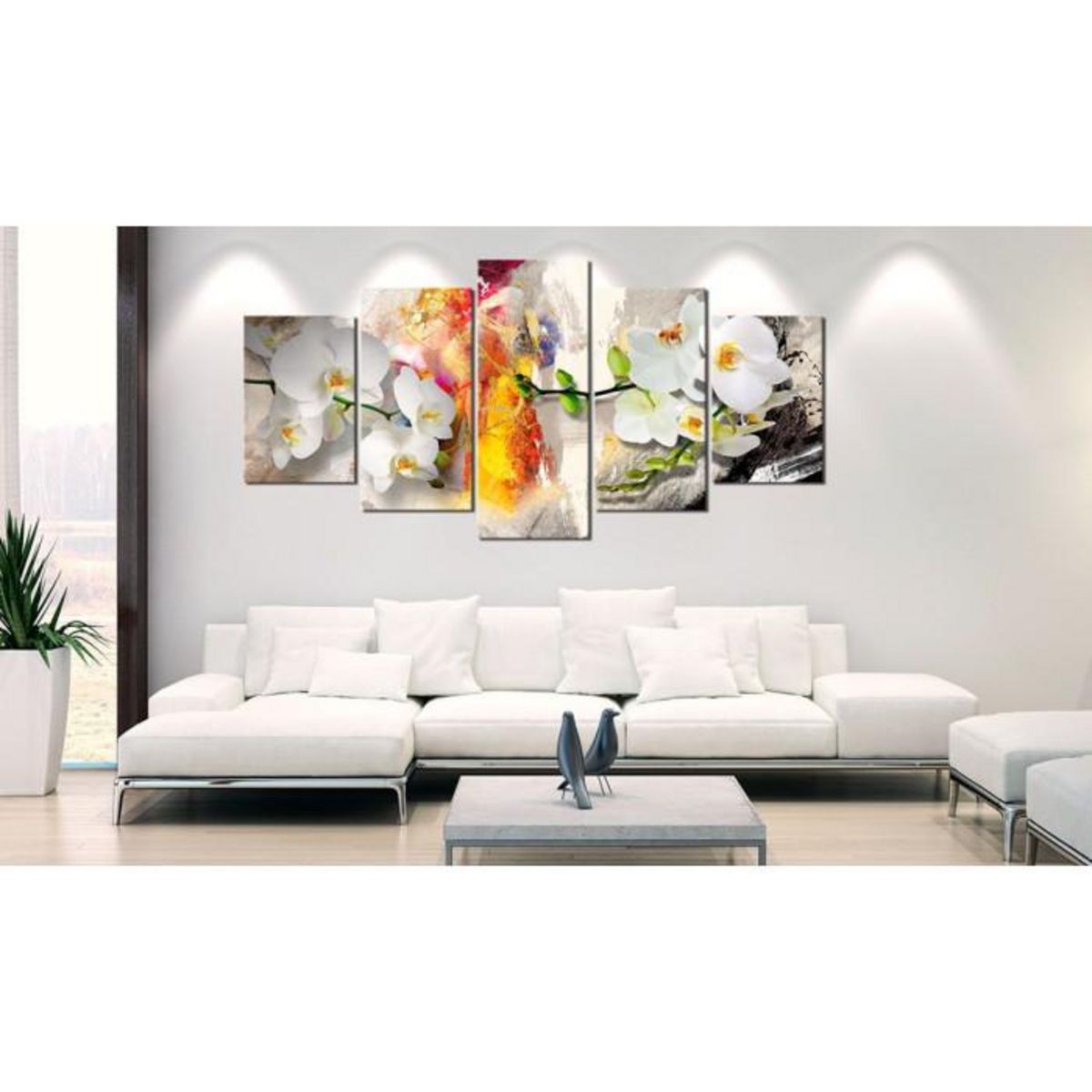 Paris Prix Tableau Imprimé  Orchidée & Couleurs