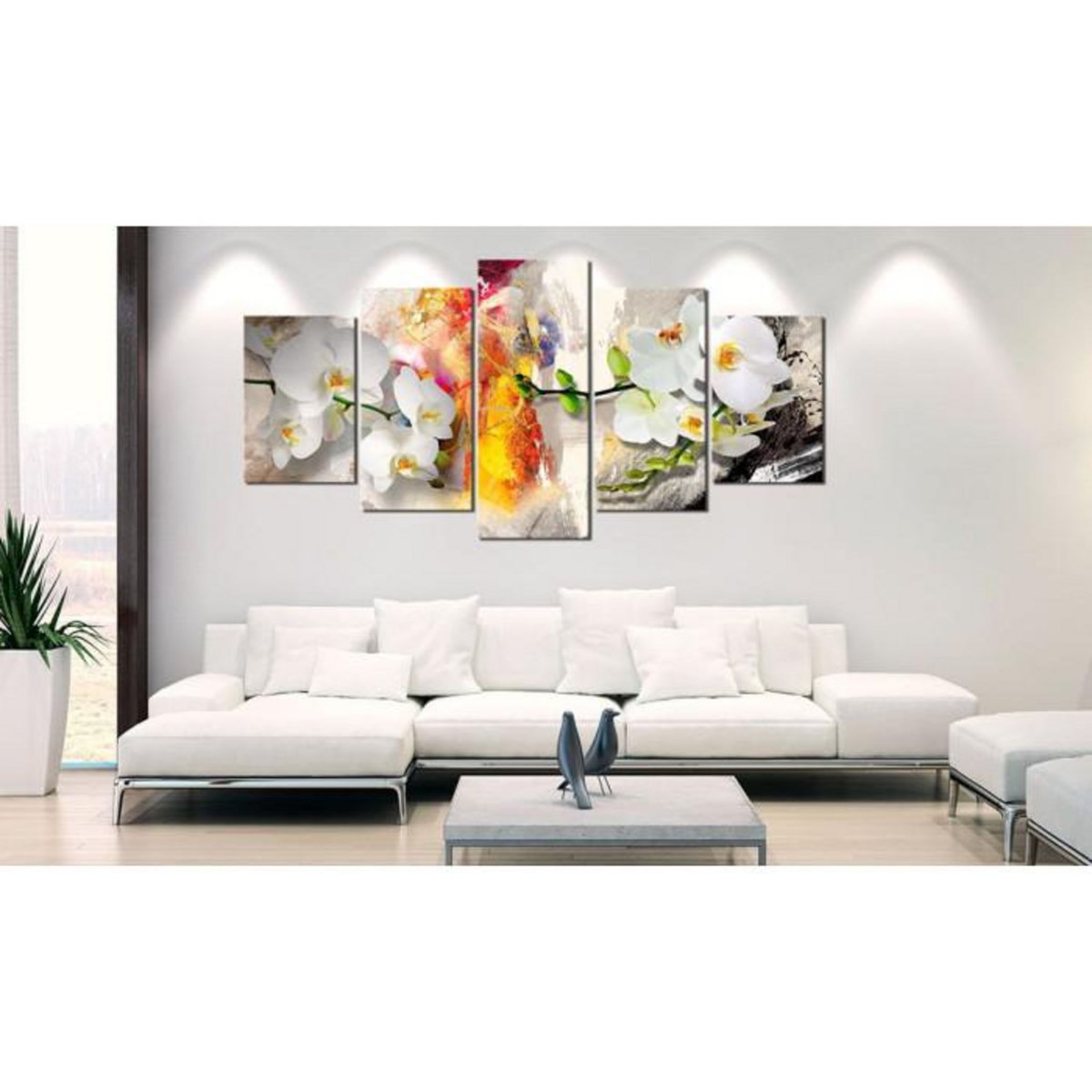 Paris Prix Tableau Imprimé  Orchidée & Couleurs