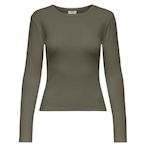 JACQUELINE DE YONG T Shirt Manches  ongues  Femme JDY Vaya. Coloris disponibles : Vert