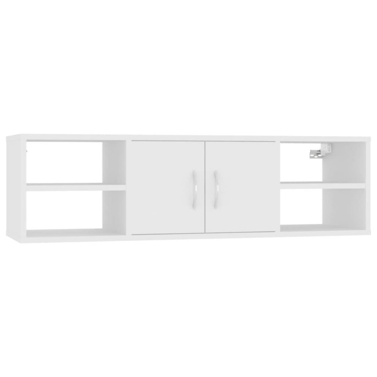 VIDAXL Etagere murale Blanc 102x30x29 cm Bois d'ingenierie
