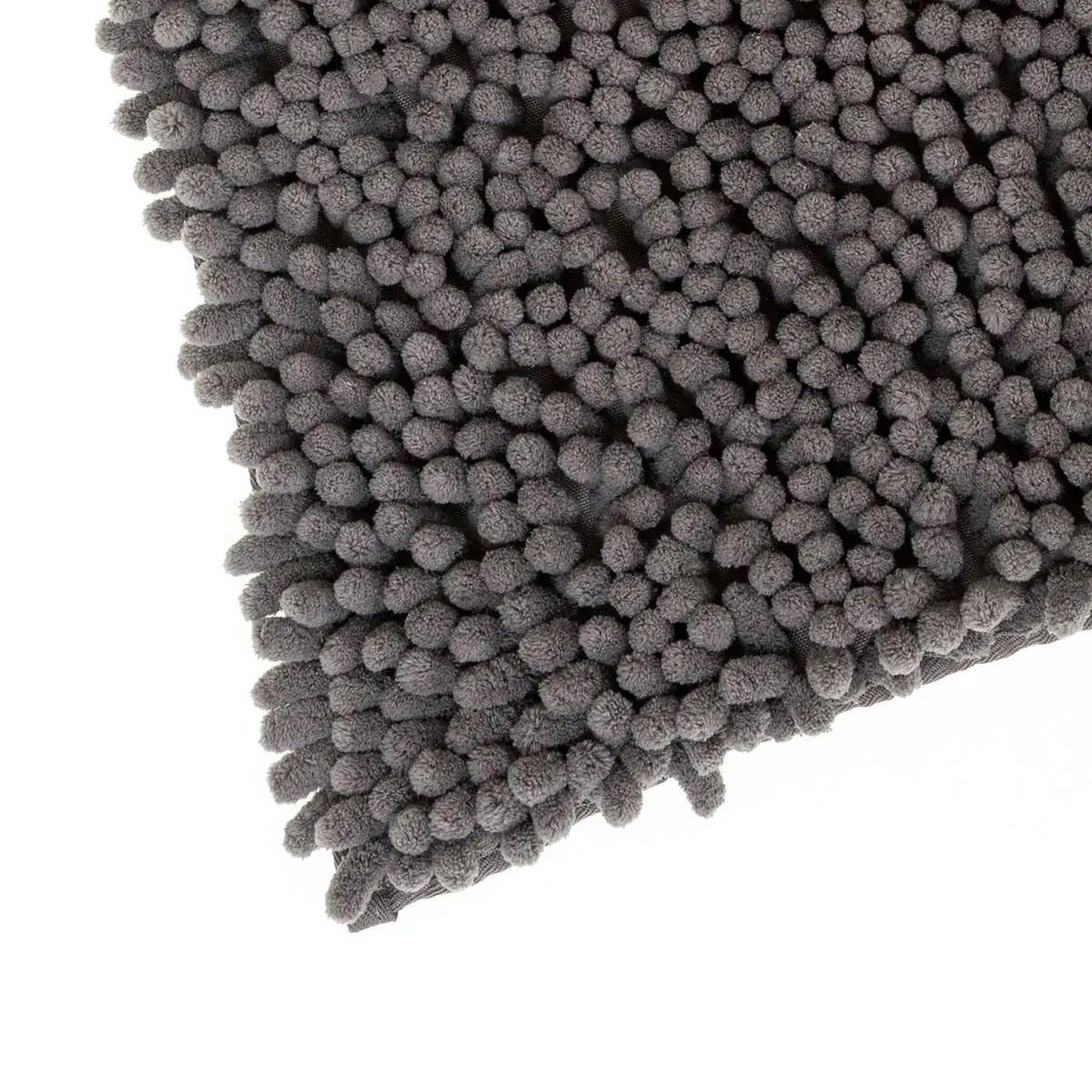 Voir la diapositive 2 : FIVE Tapis de salle de bain maxi  chenille  50x80cm gris