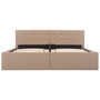 Voir la diapositive 4 : VIDAXL Cadre de lit avec rangement hydraulique Similicuir 160x200 cm