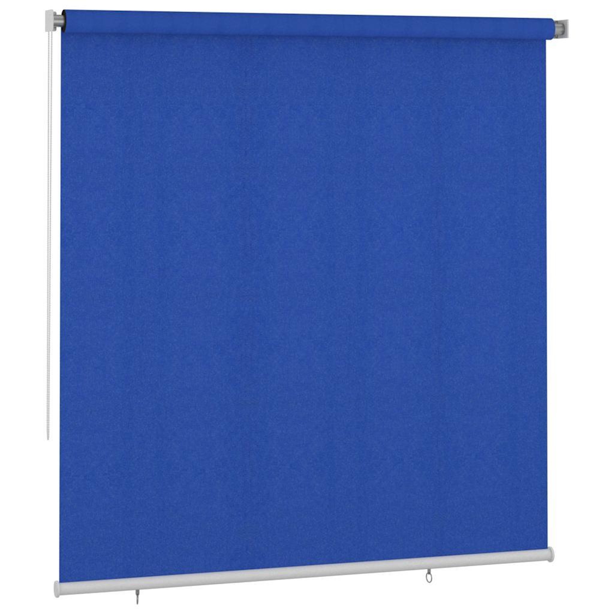 Voir la diapositive 2 : VIDAXL Store roulant d'exterieur 225 (l) x 230 (h) cm bleu hdpe