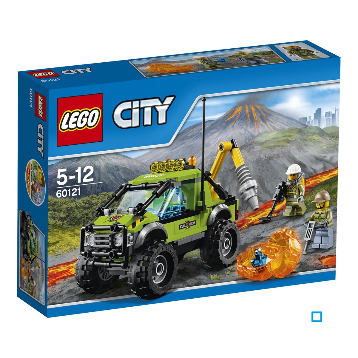 LEGO City  60121 - Le camion d'exploration du volcan