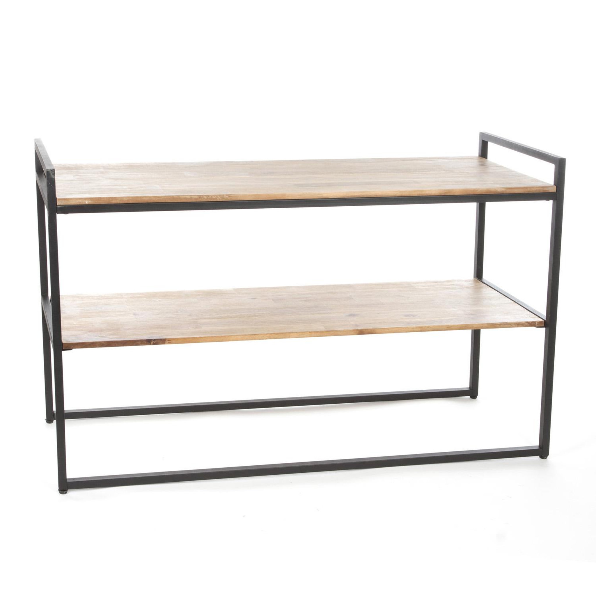 Voir la diapositive 5 : ATMOSPHERA Console Edena - 2 Plateaux - Bois d'Acacia