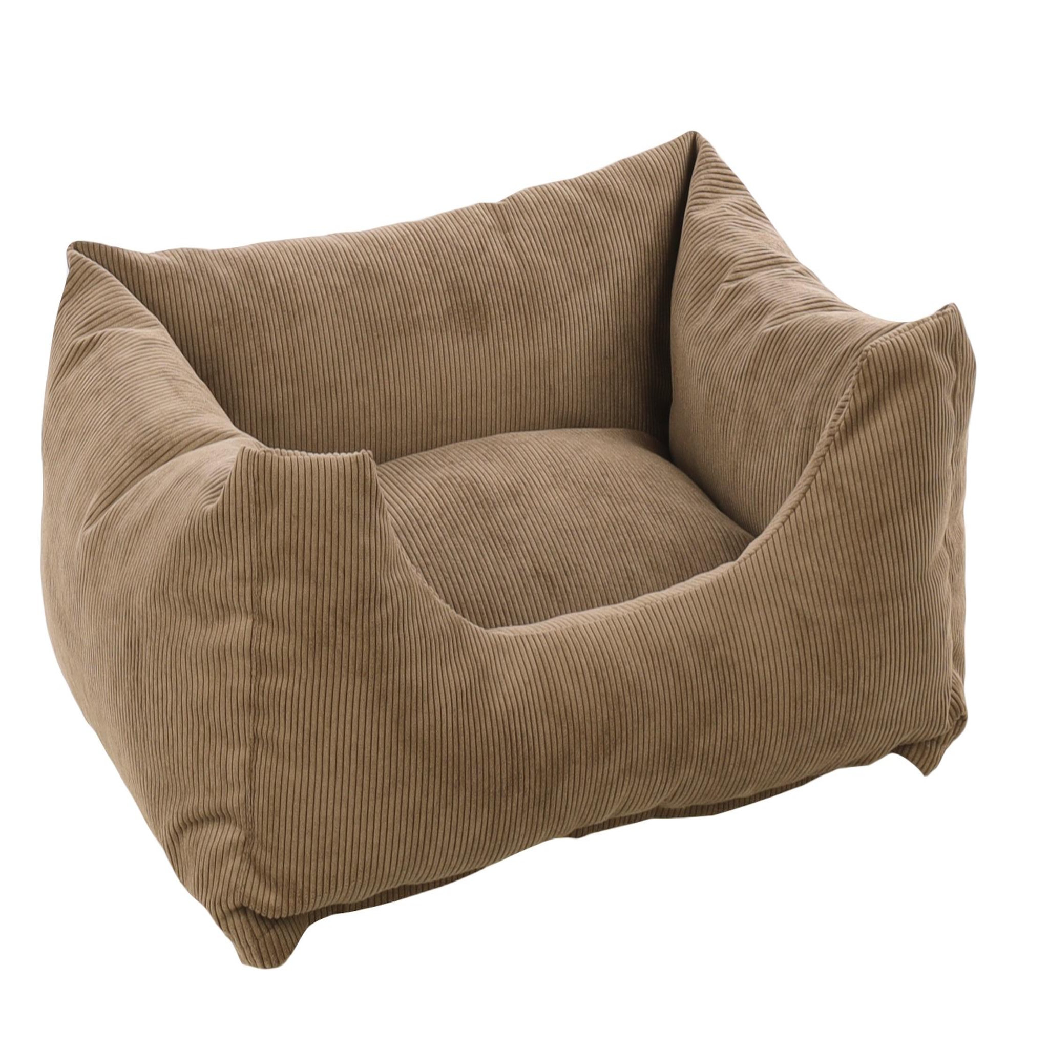 Voir la diapositive 1 : Eden Coussin panier côtelé rectangle
