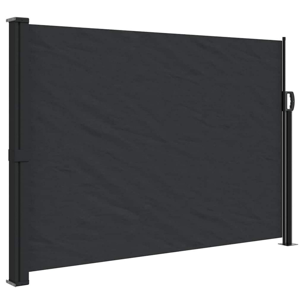 VIDAXL Auvent lateral retractable noir 140x500 cm