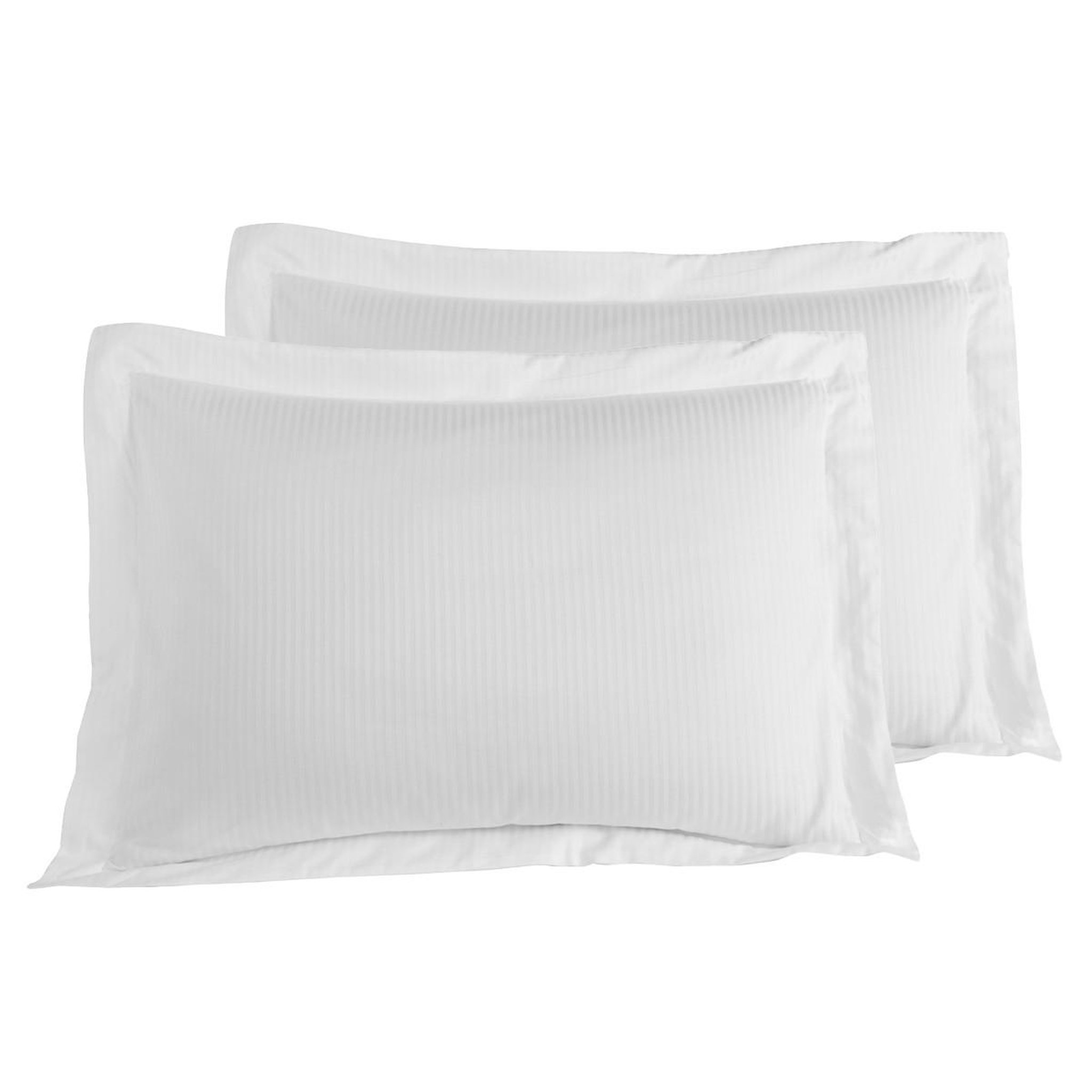 Voir la diapositive 4 : Sensei Maison Parure housse de couette rayée satin + 2 taies 50x70 cm VERSALUXE