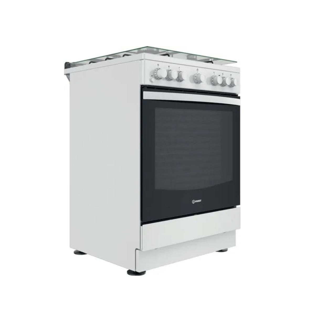 Indesit Cuisinière mixte 69l 4 feux blanc - IS67M5PCW/FR/1
