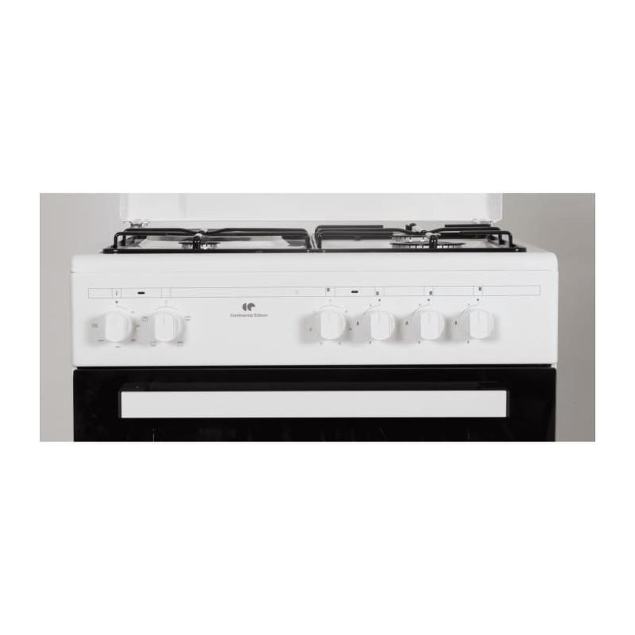Voir la diapositive 5 : CONTINENTAL EDISON Cuisinière mixte – 3 feux gaz + 1 électrique – Blanc – Continental Edison CECM60FCW
