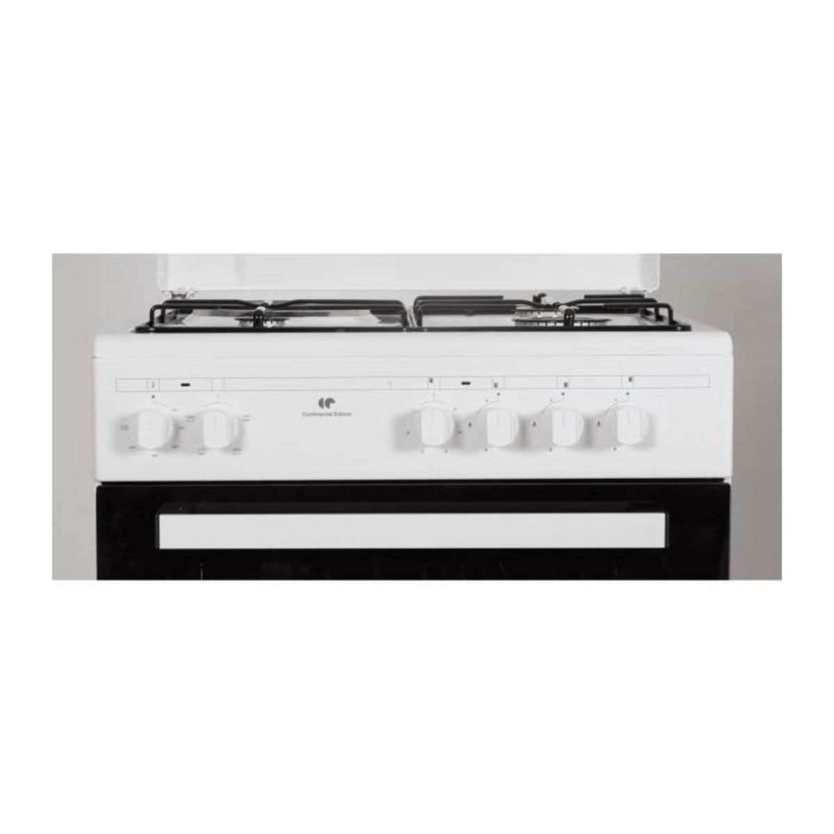 CONTINENTAL EDISON Cuisiniere mixte CONTINENTAL EDISON CECM60FCW - 3 feux gaz + 1 électrique - L59,8 x P61 xH83 cm - Blanc