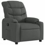 Voir la diapositive 2 : VIDAXL Fauteuil inclinable Gris fonce Tissu
