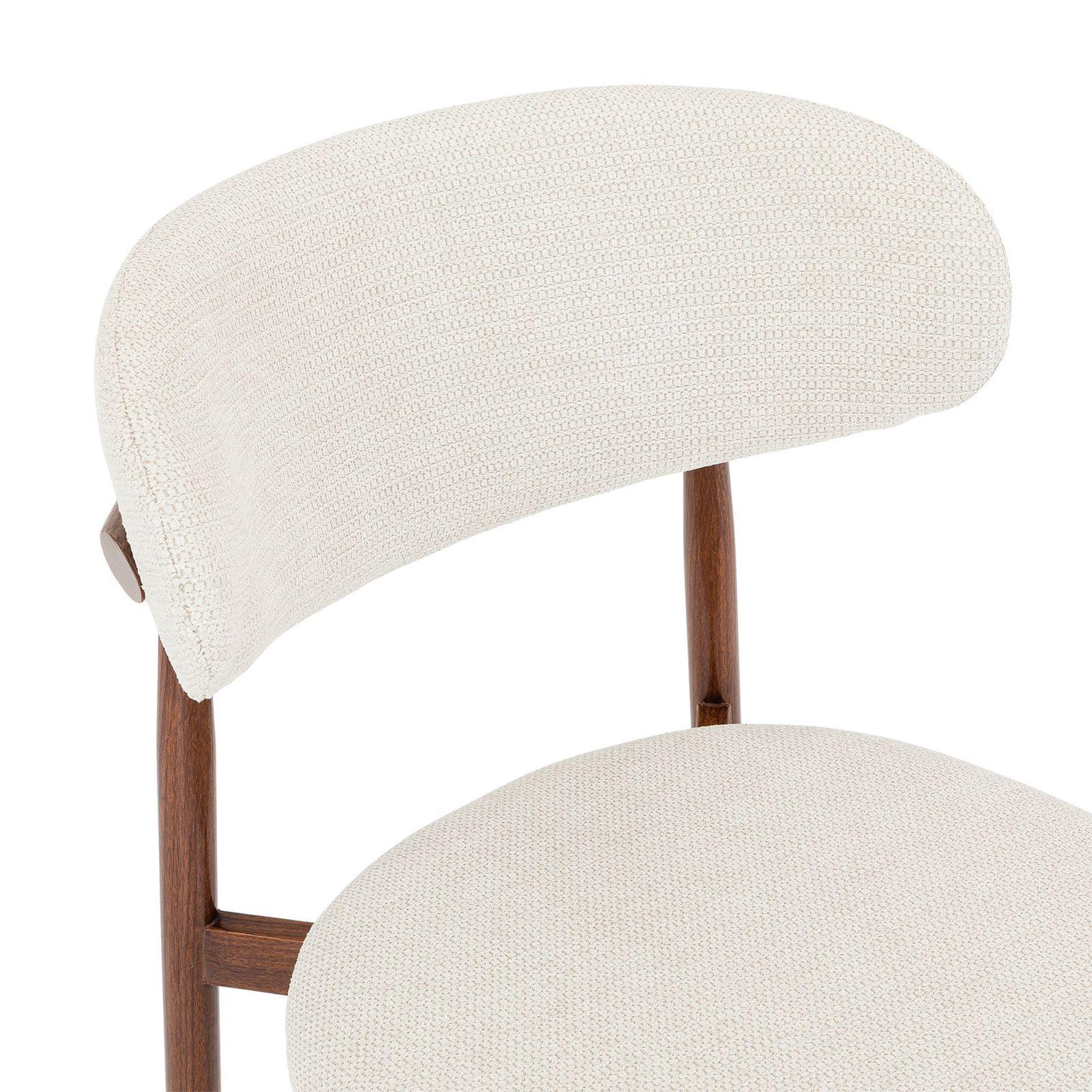 Voir la diapositive 5 : IDIMEX Lot de 2 chaises acosta de salle à manger en tissu