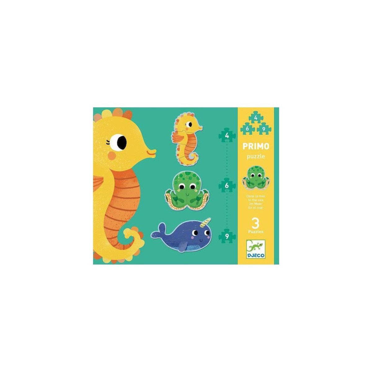 Djeco Primo Puzzle evolutif Dans la mer