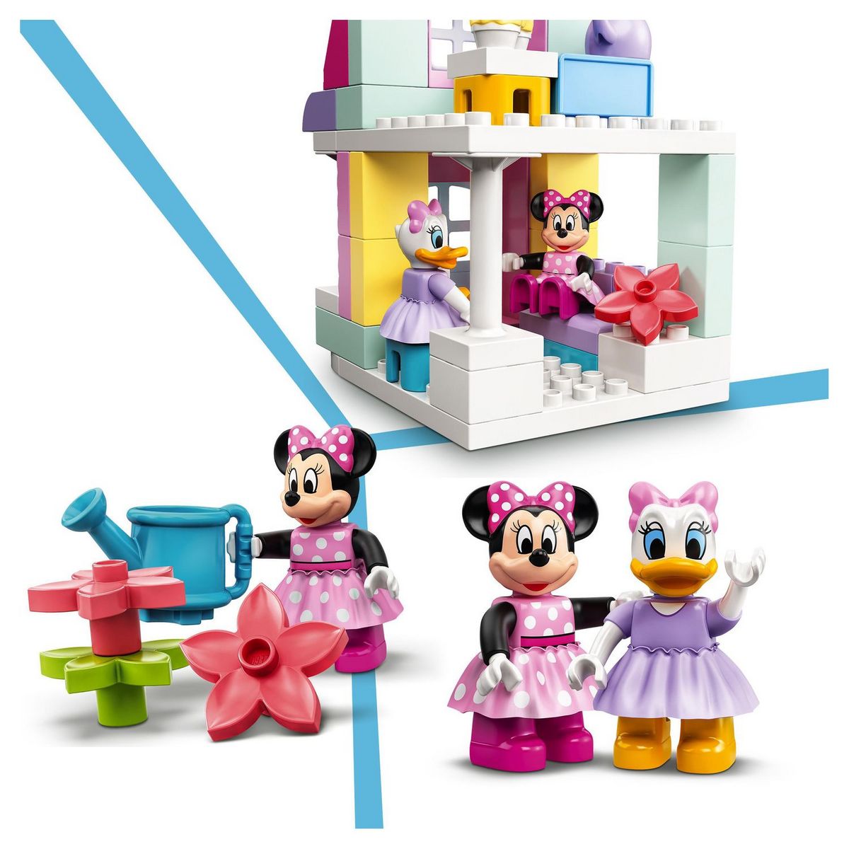 LEGO DUPLO Disney 10942 - La maison et le café de Minnie dès 2 ans
