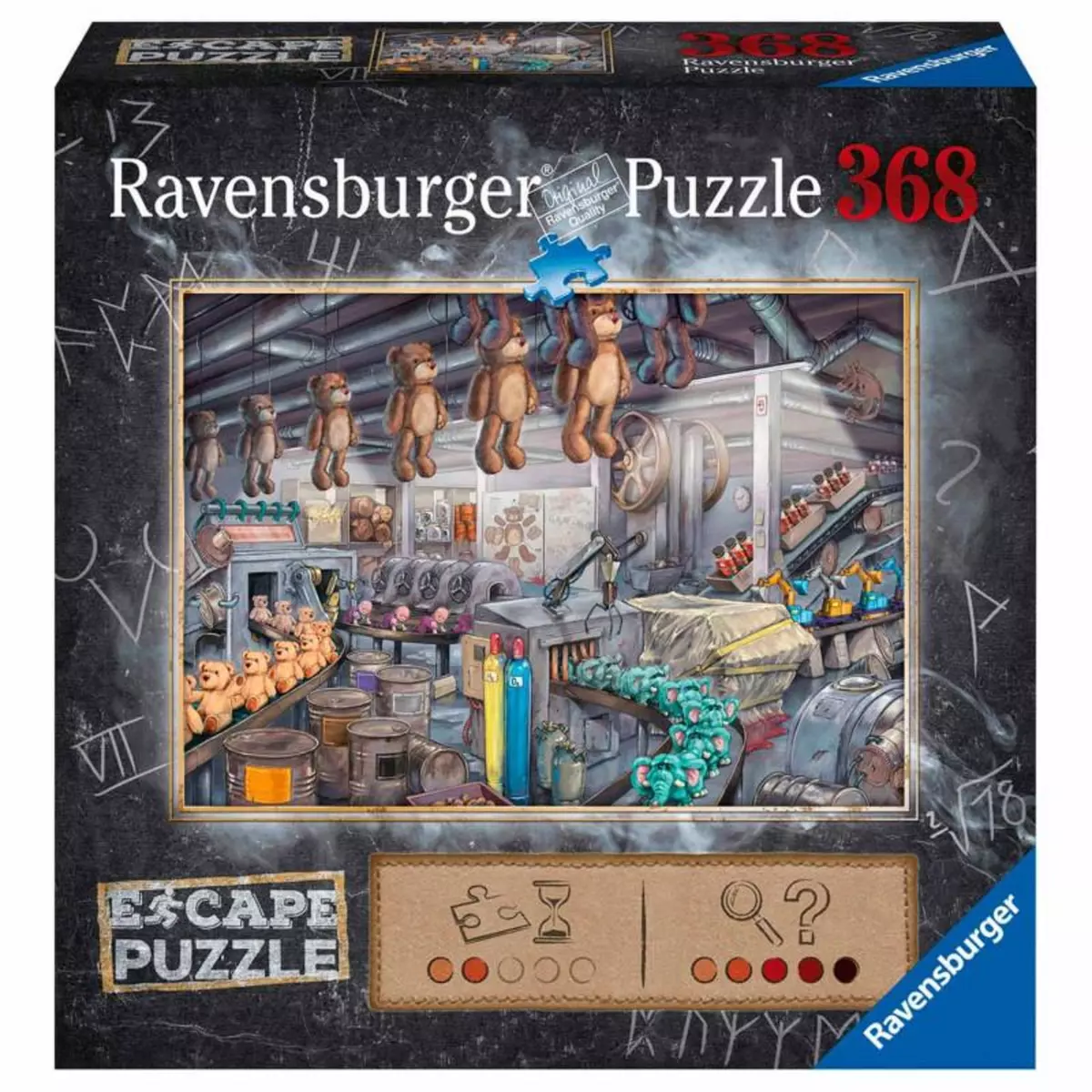 RAVENSBURGER Ravensburger Escape Room Puzzle - Toy Factory, 368st.