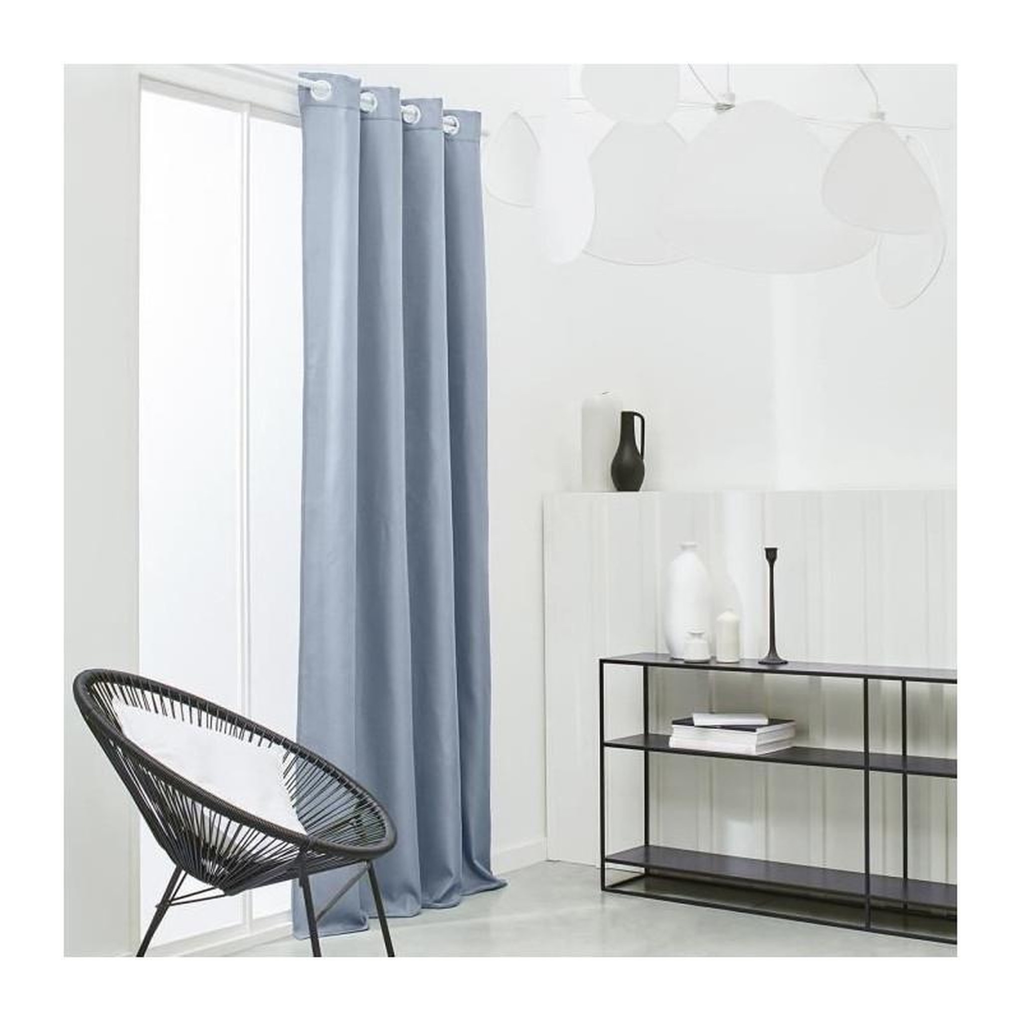 Today TODAY Rideau Isolant Thermique Essential Uni - 140 x 240 cm - Denim