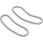 Dolphin Lot de 2 chenilles d'entrainement grises pour robot dolphin - 9985006-r2