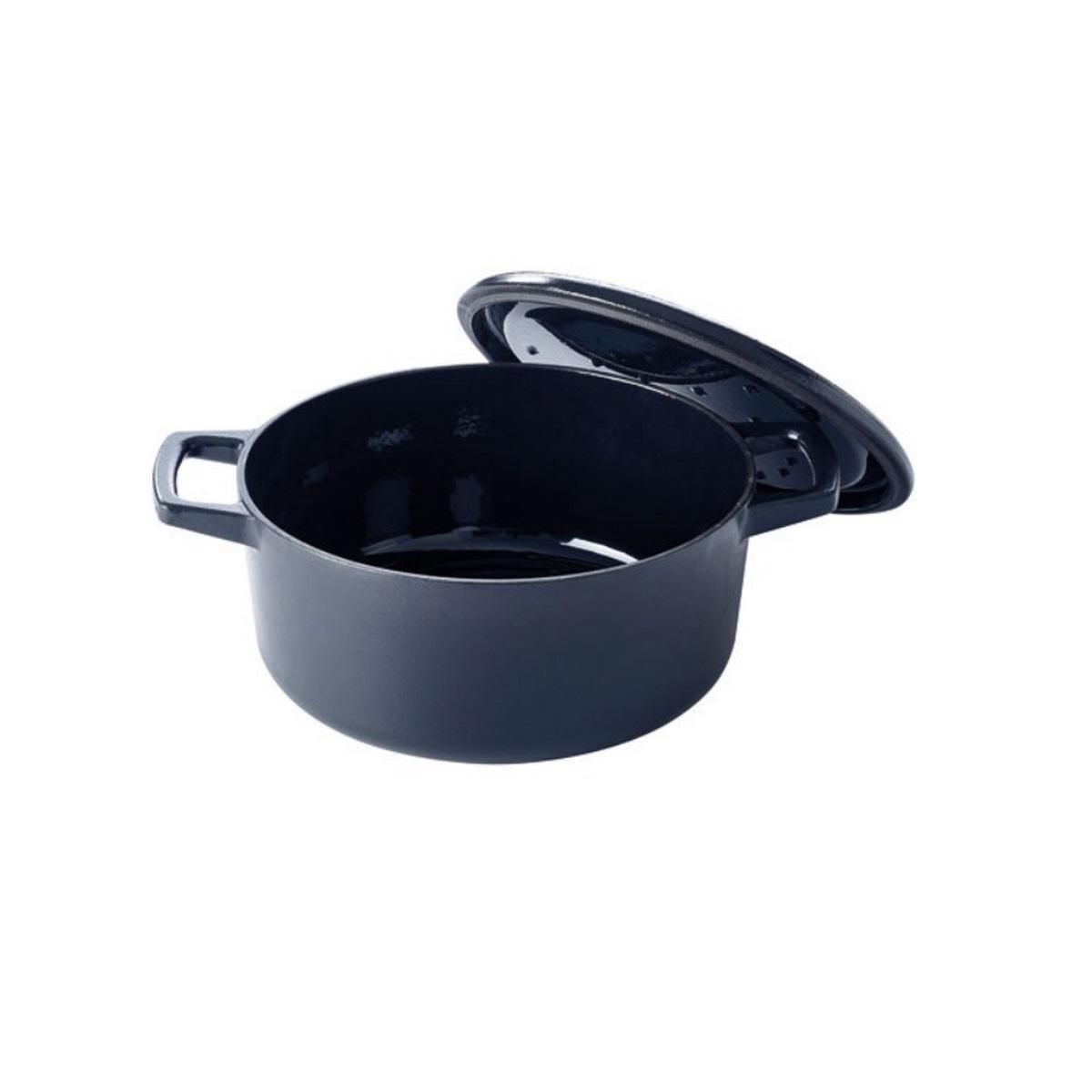 Beka Cocotte en fonte émaillée 30cm noir - 100168