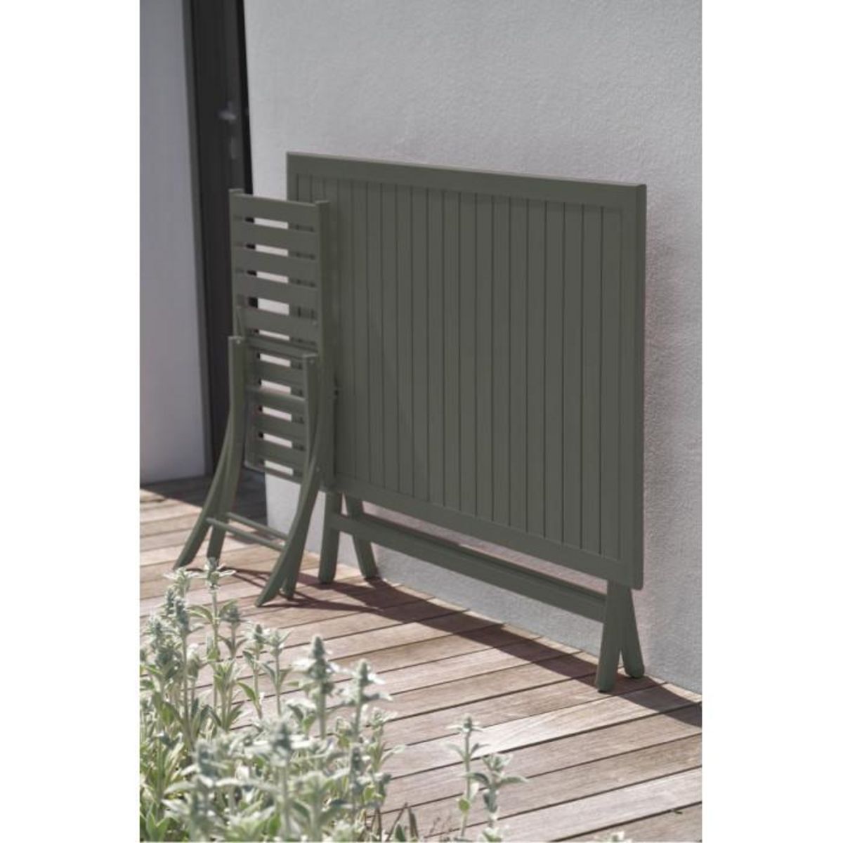 Paris Prix Table de Jardin Pliante  Marius  140cm Kaki