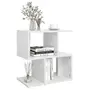 VIDAXL Table de chevet Blanc 50x30x51,5 cm Agglomere