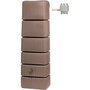 Voir la diapositive 2 : GARANTIA Kit Cuve Murale Slim 330 L Taupe avec Collecteur Eco Gris