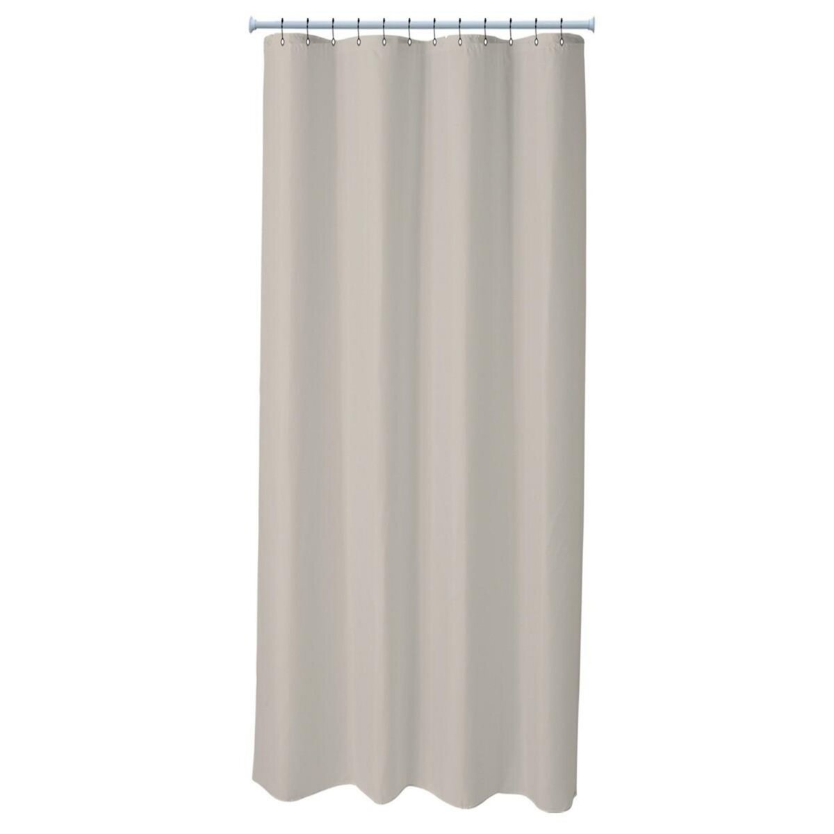 GUY LEVASSEUR Rideau de douche uni en polyester ESSENTIEL
