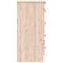 Voir la diapositive 5 : VIDAXL Commode ALTA 77x35x73 cm bois massif de pin