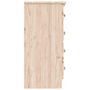 Voir la diapositive 5 : VIDAXL Commode ALTA 77x35x73 cm bois massif de pin