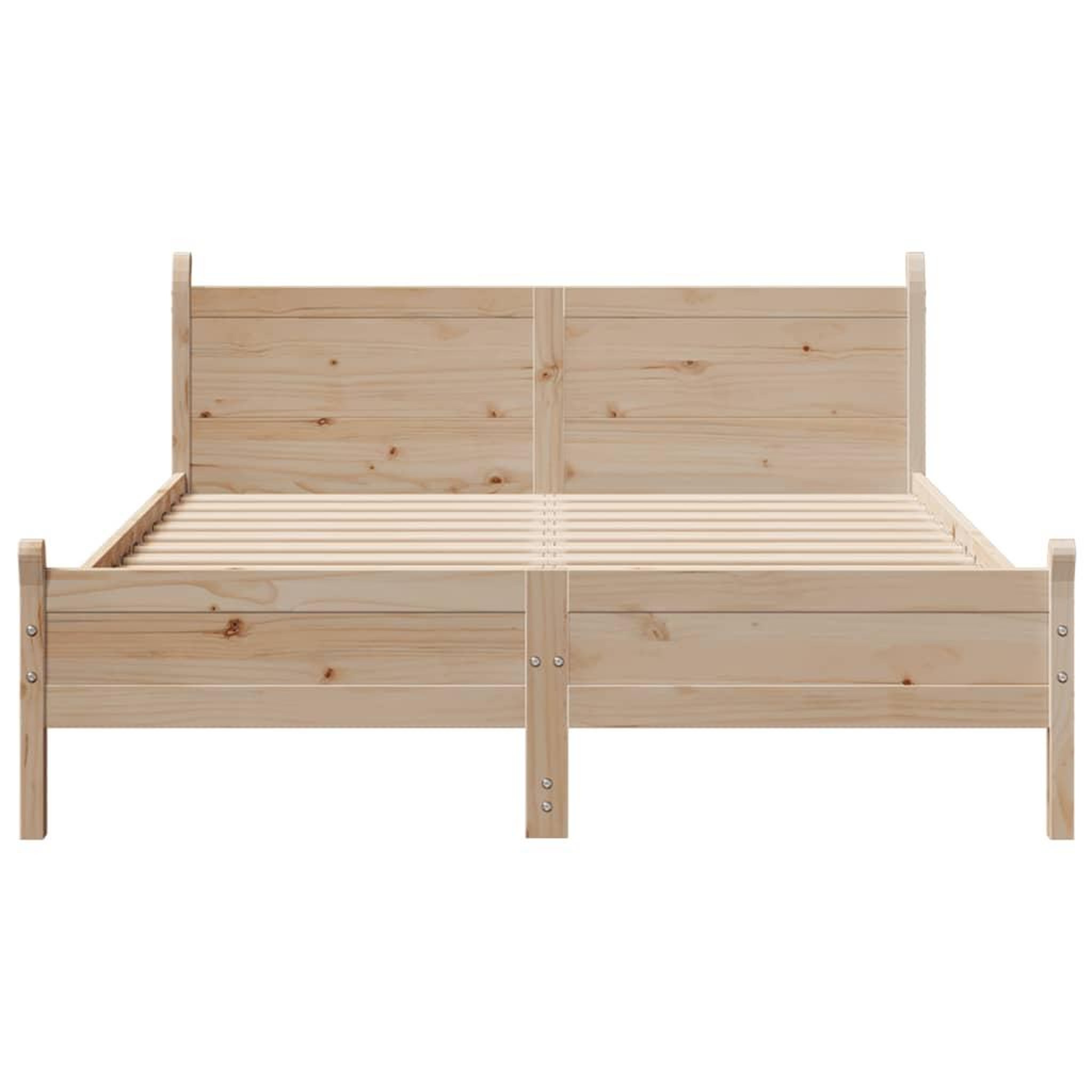 Voir la diapositive 4 : VIDAXL Cadre de lit sans matelas 120x200 cm bois de pin massif