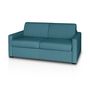 Voir la diapositive 3 : Canapé convertible système couchage express matelas 140x190 17cm 3 places en tissu DYLAN 