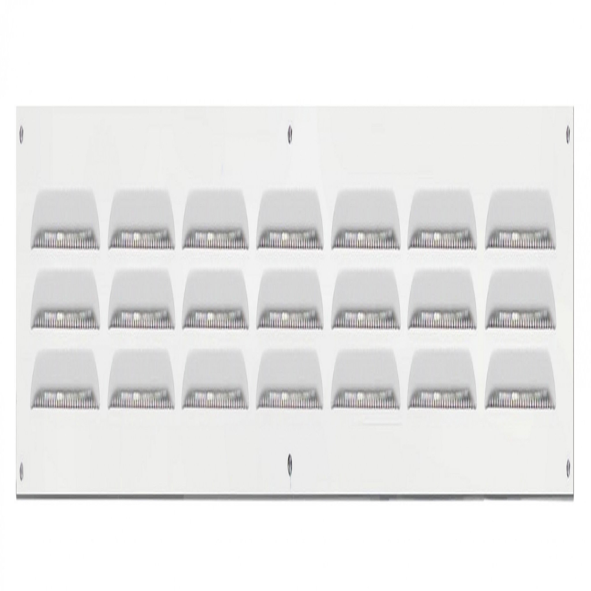 CENTRALE BRICO Grille d'aération aluminium laqué, L.5 x l.40 cm
