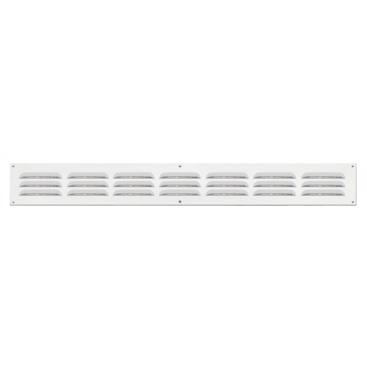 CENTRALE BRICO Grille d'aération aluminium laqué, L.5 x l.40 cm