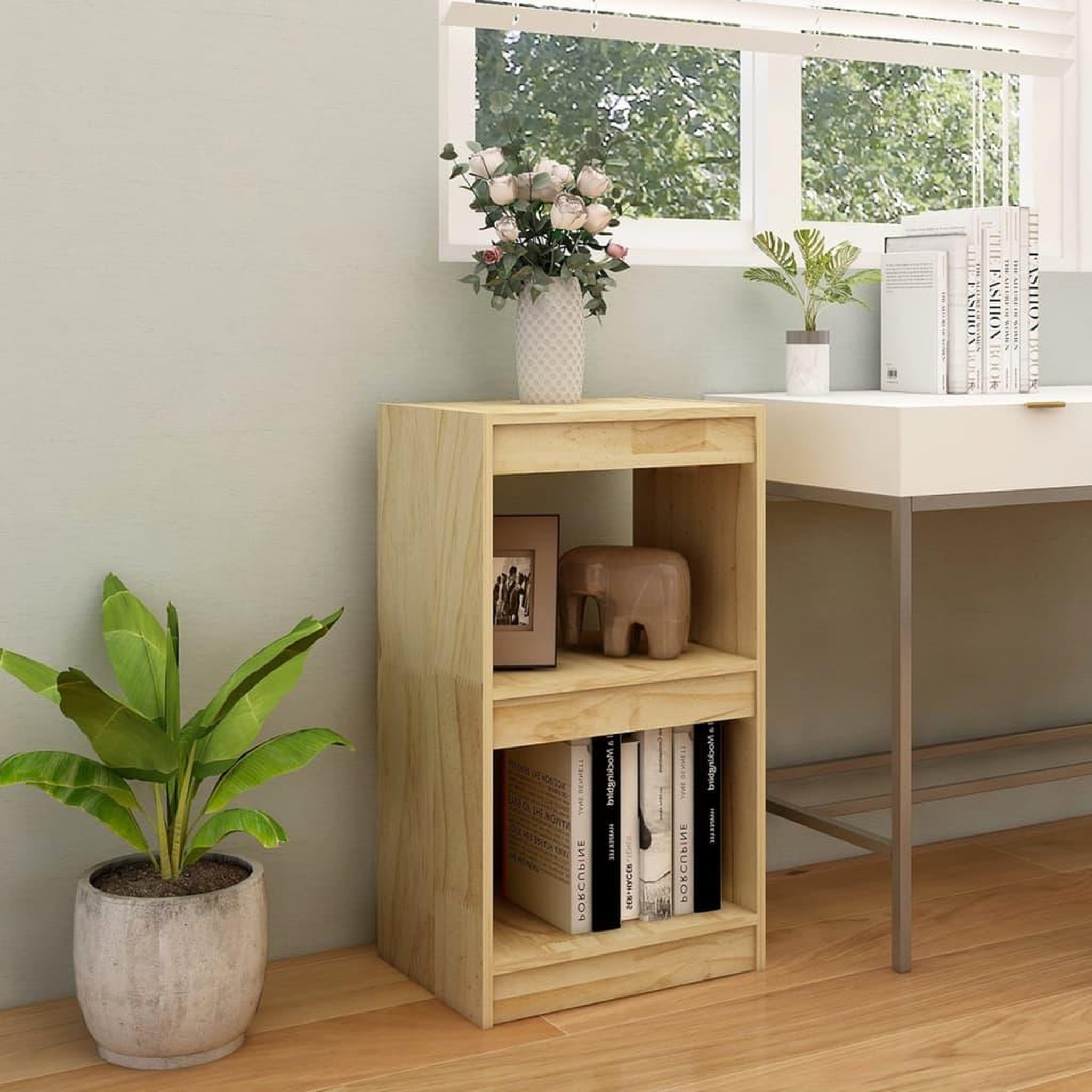 Voir la diapositive 3 : VIDAXL Bibliotheque 40x30x71,5 cm Bois de pin massif