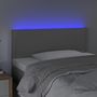 Voir la diapositive 3 : VIDAXL Tete de lit a LED Gris 80x5x78/88 cm Similicuir