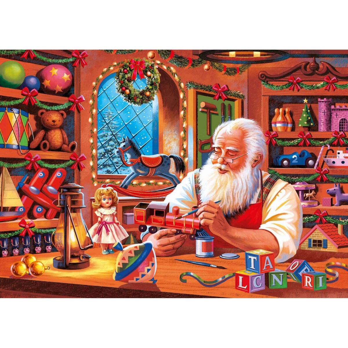 CLEMENTONI Puzzle 1000 pièces : Valisette : Christmas Collection