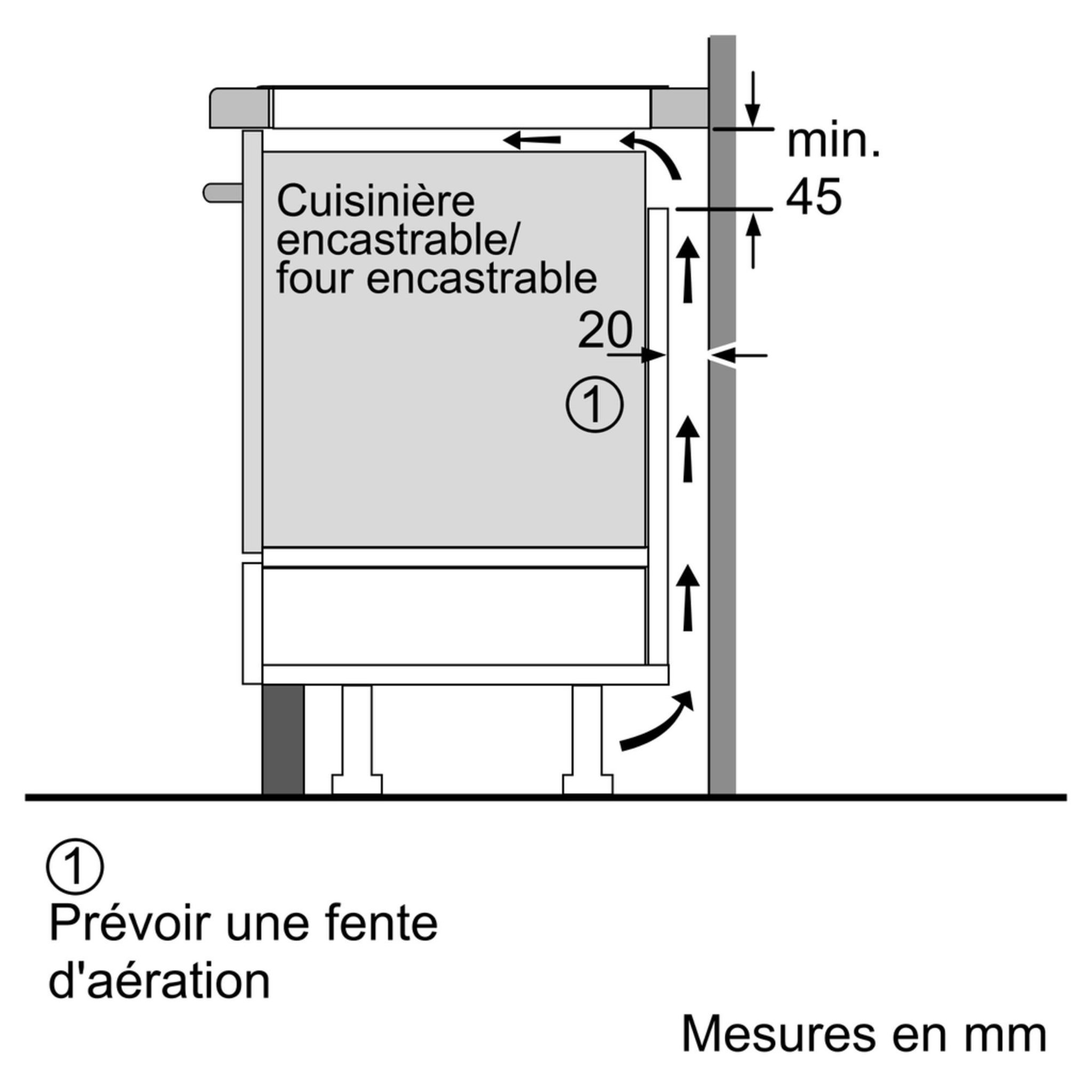 Voir la diapositive 6 : BOSCH Table de cuisson à induction 80cm 5 feux 7400w flexinduction noir - PXV875DV1E