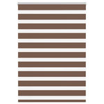 VIDAXL Store zebre marron 105x150cm largeur du tissu 100,9cm polyester