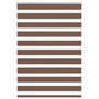 Voir la diapositive 1 : VIDAXL Store zebre marron 105x150cm largeur du tissu 100,9cm polyester