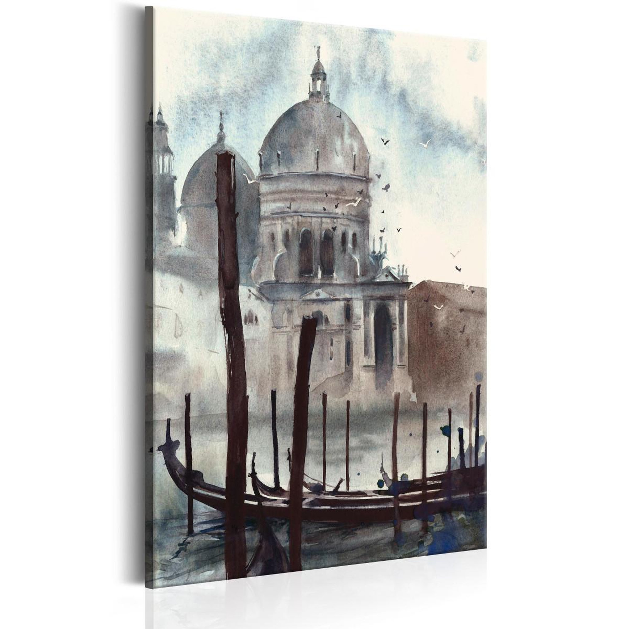 Voir la diapositive 1 : Paris Prix Tableau imprimé  venise à l'aquarelle