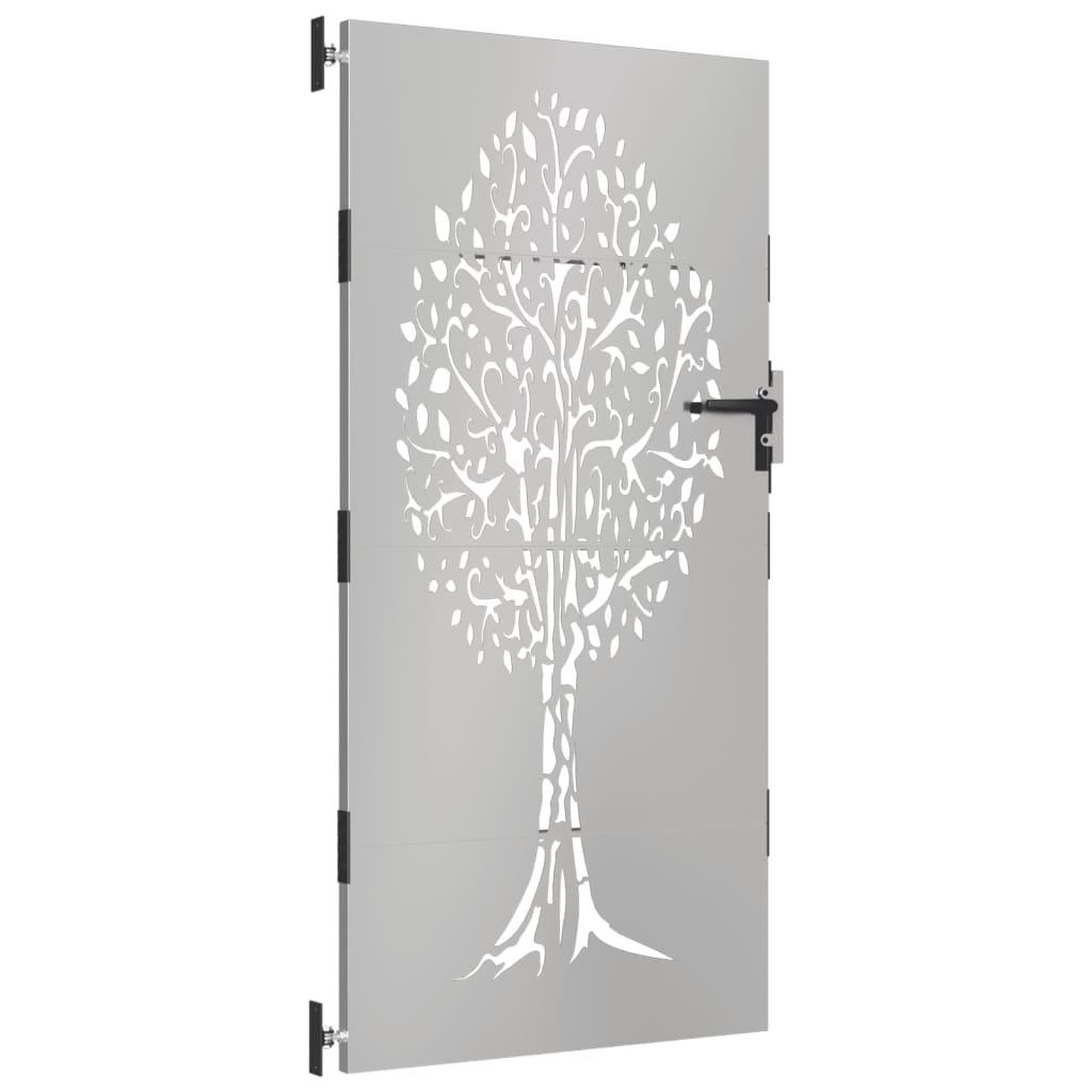 Voir la diapositive 3 : VIDAXL Portail de jardin 85x175 cm acier corten conception de l'arbre