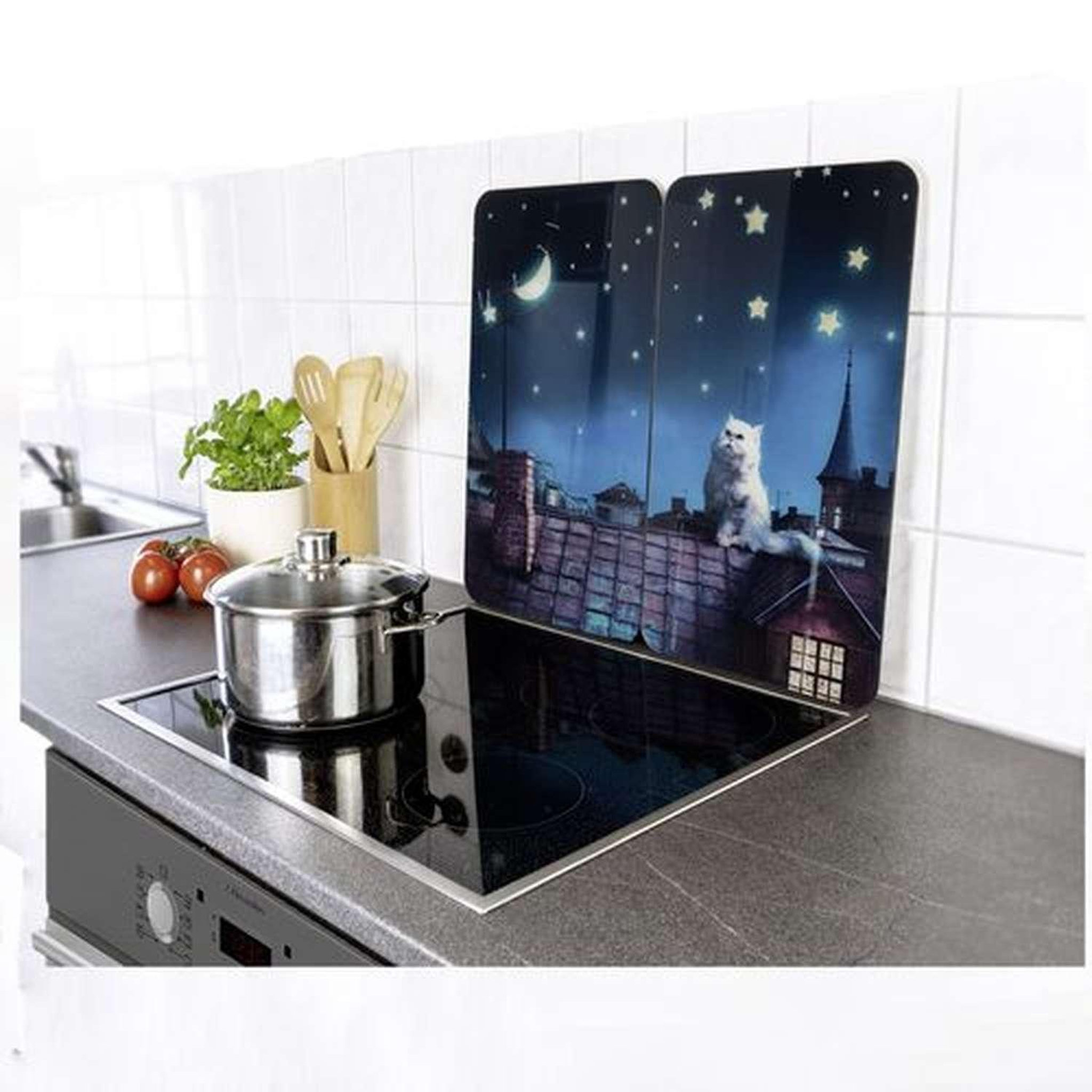 Voir la diapositive 5 : Wenko 2 Couvre-plaques universel - 30 x 52 cm