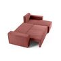 Voir la diapositive 3 : BEST MOBILIER Cezanne - canapé d'angle réversible - 4 places - convertible avec coffre - en velours côtelé