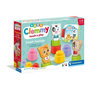 Voir la diapositive 1 : NEW BORN BABY Clementoni - Cubes & Animaux Soft Clemmy - 6 cubes + 3 personnages + Livre